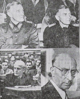 Πάνω ο Μύλλερ (αριστερά) και ο Μπρόγιερ (δεξιά) στη κοινή δίκη τους. Κάτω ο Αντρέ (αριστερά) και ο Σούμπερτ (δεξιά) στις δίκες τους. Πάνω ο Μύλλερ (αριστερά) και ο Μπρόγιερ (δεξιά) στη κοινή δίκη τους. Κάτω ο Αντρέ (αριστερά) και ο Σούμπερτ (δεξιά) στις δίκες τους.